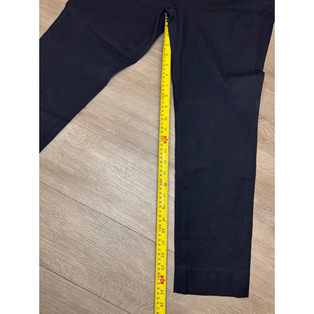 Banana Republic Sloan Curvy Fit Navy Ankle Pants Size 10 Tailored Work Career - Picture 8 of 8